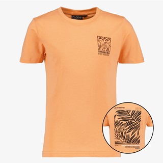 TwoDay jongens T-shirt met backprint oranje