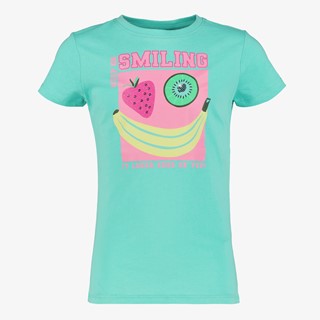 TwoDay meisjes T-shirt met fruit blauw