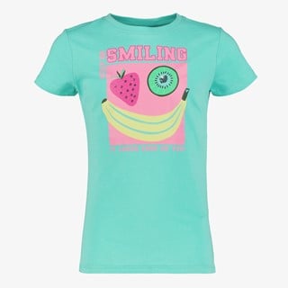 TwoDay meisjes T-shirt met fruit blauw
