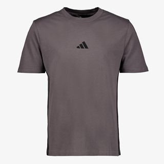 Adidas M 3S SJ heren sport T-shirt grijs