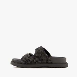 Blue Box dames slippers zwart