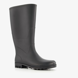 Hoge dames regenlaarzen zwart