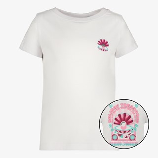 TwoDay meisjes T-shirt met backprint wit