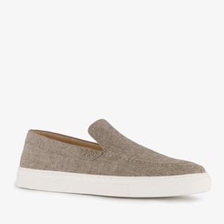 Van Beers heren instappers taupe