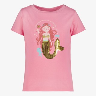 TwoDay meisjes T-shirt met zeemeermin en glitters