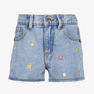 TwoDay meisjes denim short met borduursels