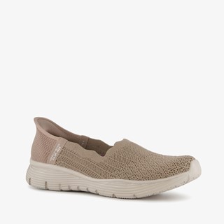 Skechers Slip-ins: Seager dames instappers beige