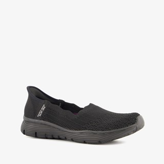 Skechers Slip-ins: Seager dames instappers zwart