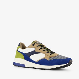 Hush Puppies heren sneakers blauw groen