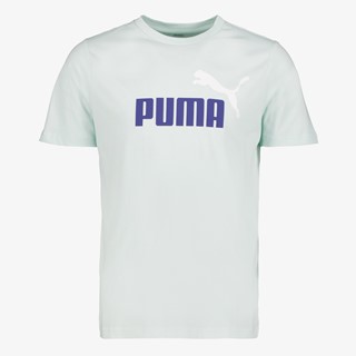 Puma Ess 2 Color No. 1 Logo heren T-shirt lichtblauw