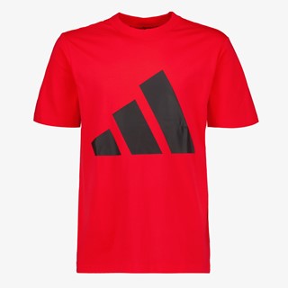 Adidas M BL SJ heren T-shirt rood zwart