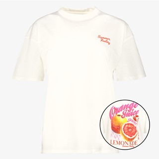 TwoDay dames T-shirt met backprint fruit