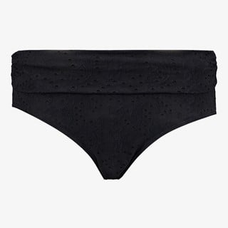 Osaga dames overslag bikinibroekje broderie zwart