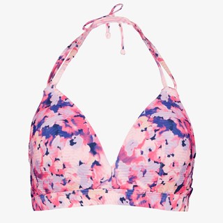 Osaga voorgevormde triangel bikinitop bloemenprint