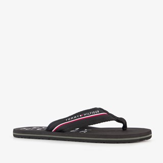Tommy Hilfiger heren teenslippers zwart online bestellen Scapino