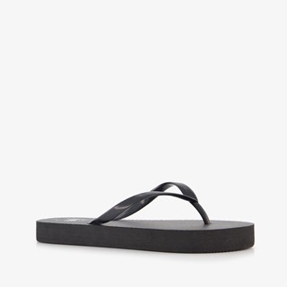 Dames slippers zwart