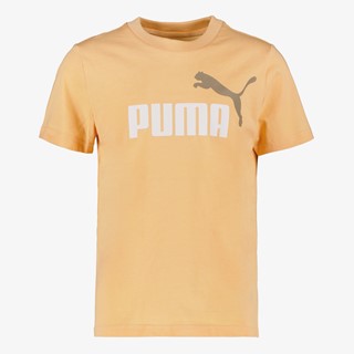 Puma Ess 2 Color No. 1 Logo kinder T-shirt oranje