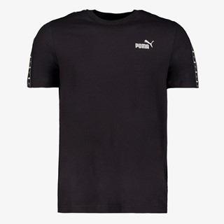 Puma ESS Tape heren sport T-shirt zwart