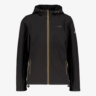 Mountain Peak kinder softshell jas zwart