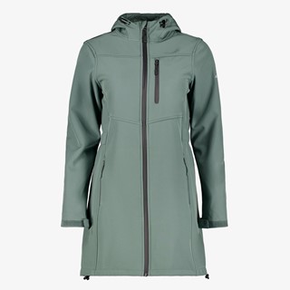 Mountain Peak dames softshell parka groen