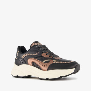 Blue Box dames dad sneakers zwart