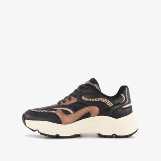 Blue Box dames dad sneakers zwart