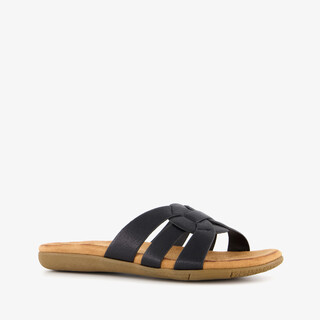 Blue Box dames slippers zwart