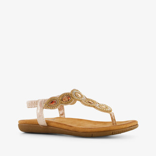 Blue Box dames sandalen goud