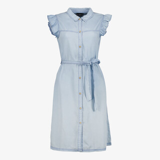 TwoDay dames jurk met vlindermouwen lichtblauw