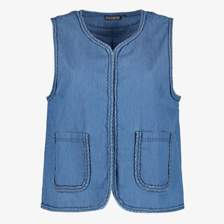 TwoDay denim dames gilet blauw