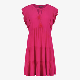 TwoDay dames jurk met vlindermouwen roze