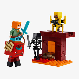 LEGO Minecraft De lavastrijd in de Nether 21266