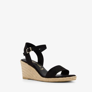 Tamaris dames espadrilles zwart