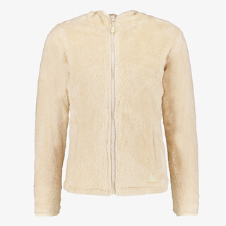 Mountain Peak fluffy meisjes outdoor vest beige