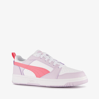 Puma Rebound V6 LO meisjes sneakers paars roze