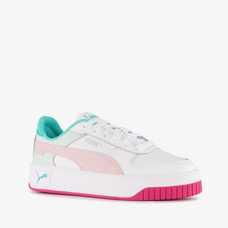 Puma Carina Street meisjes sneakers wit roze