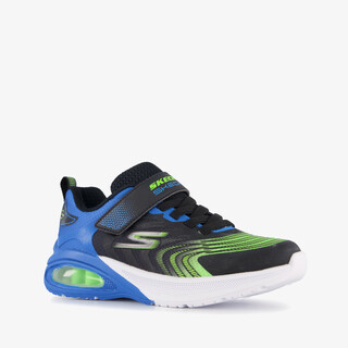 Skechers Microspec Max jongens sneakers met airzool blauw groen