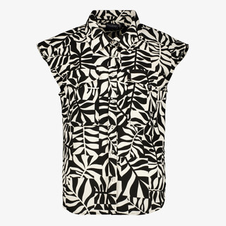 TwoDay dames blouse met print zwart wit