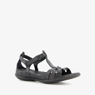 ECCO Flash leren dames sandalen zwart