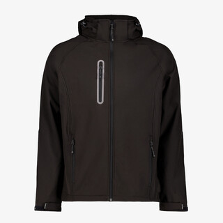 Kjelvik heren softshell jas zwart