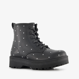 SKECHERS Gravlen Hi meisjes veterboots zwart