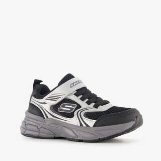 Skechers Retro-Graph jongens sneakers zwart grijs