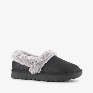 Skechers Cozy Up gevoerde dames pantoffels zwart