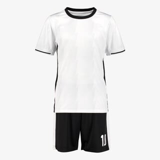 Dutchy tweedelige kinder sport set wit zwart