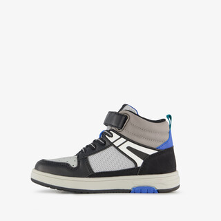 Blue Box hoge jongens sneakers  grijs blauw