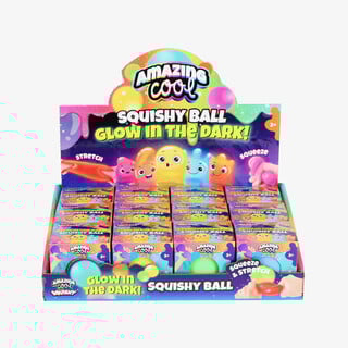 Squishy Ball glow in the dark knijpbal