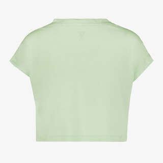 Osaga cropped meisjes sport T-shirt met opdruk groen