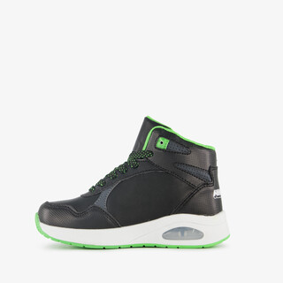 Minecraft hoge jongens sneakers met airzool zwart groen