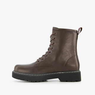 Blue Box dames veterboots bruin
