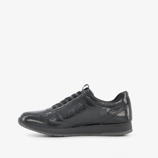 Tamaris lak dames sneakers zwart